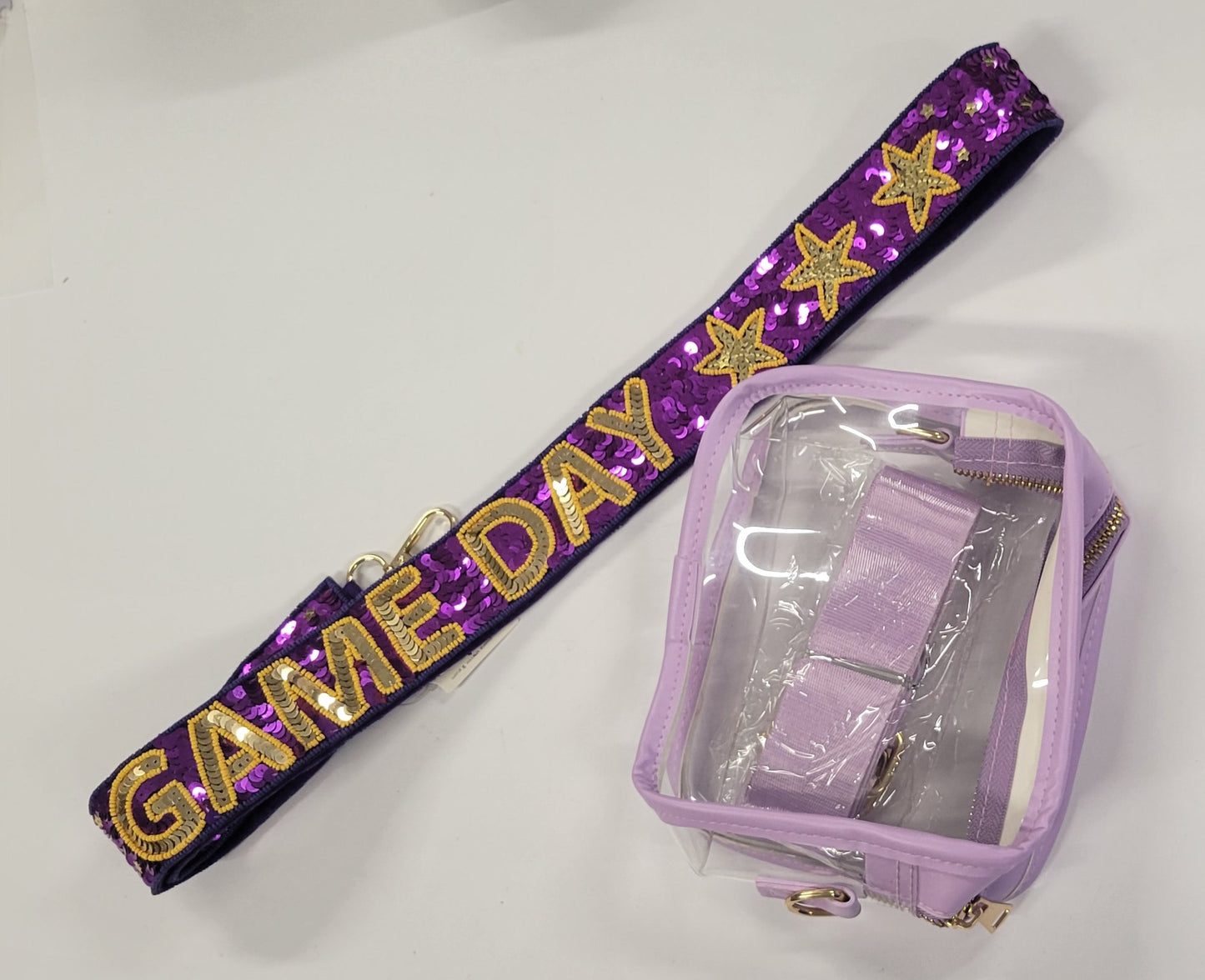 Game Day Yellow Gold Purse Strap