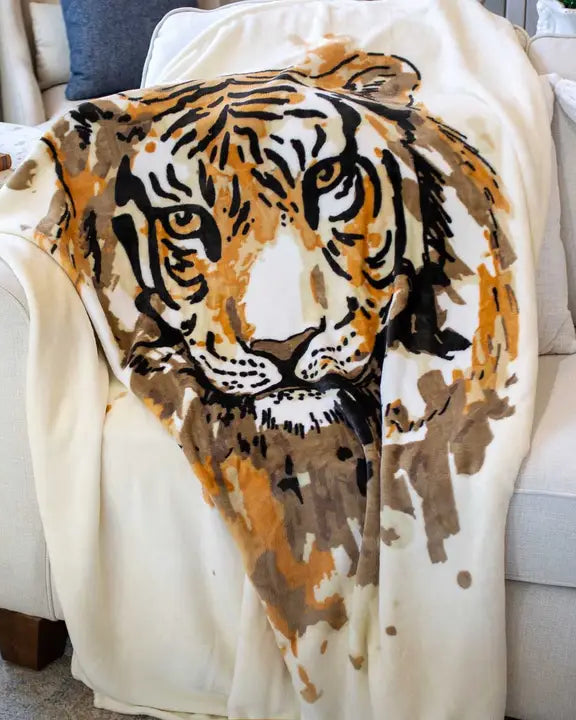 Tiger Love Soft Throw