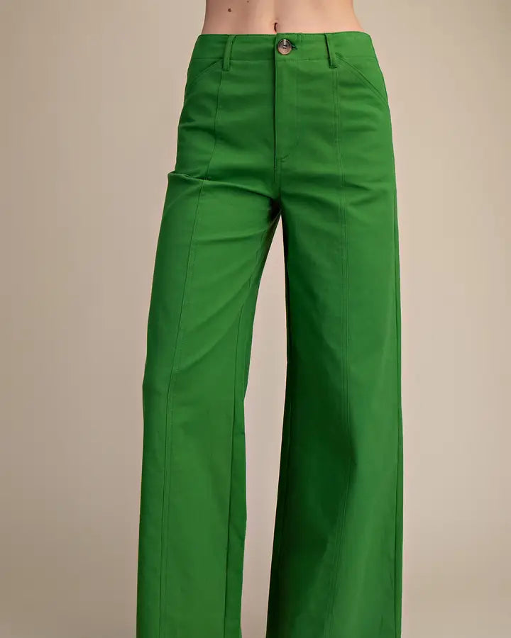 High Rise Wide Leg Pant