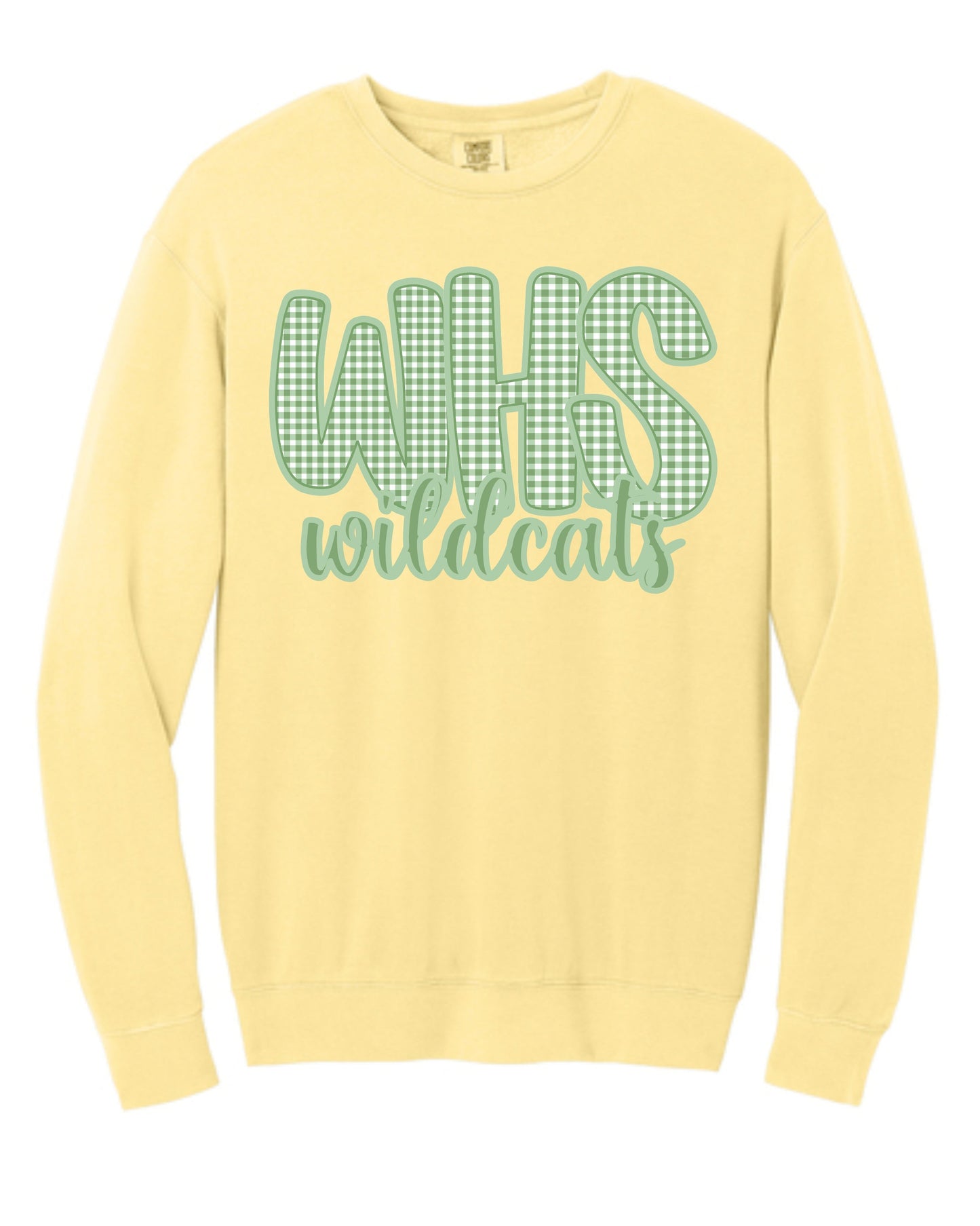 Whs Green Gingham Comfort Colors