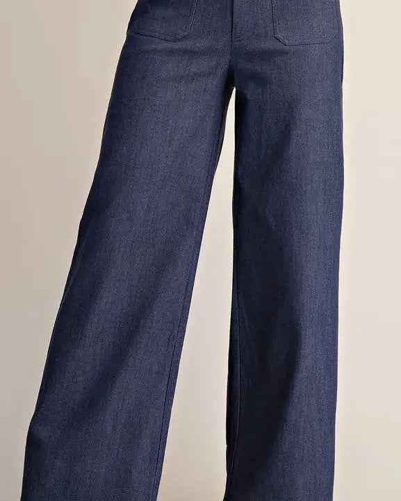 High Rise Wide Leg Pants