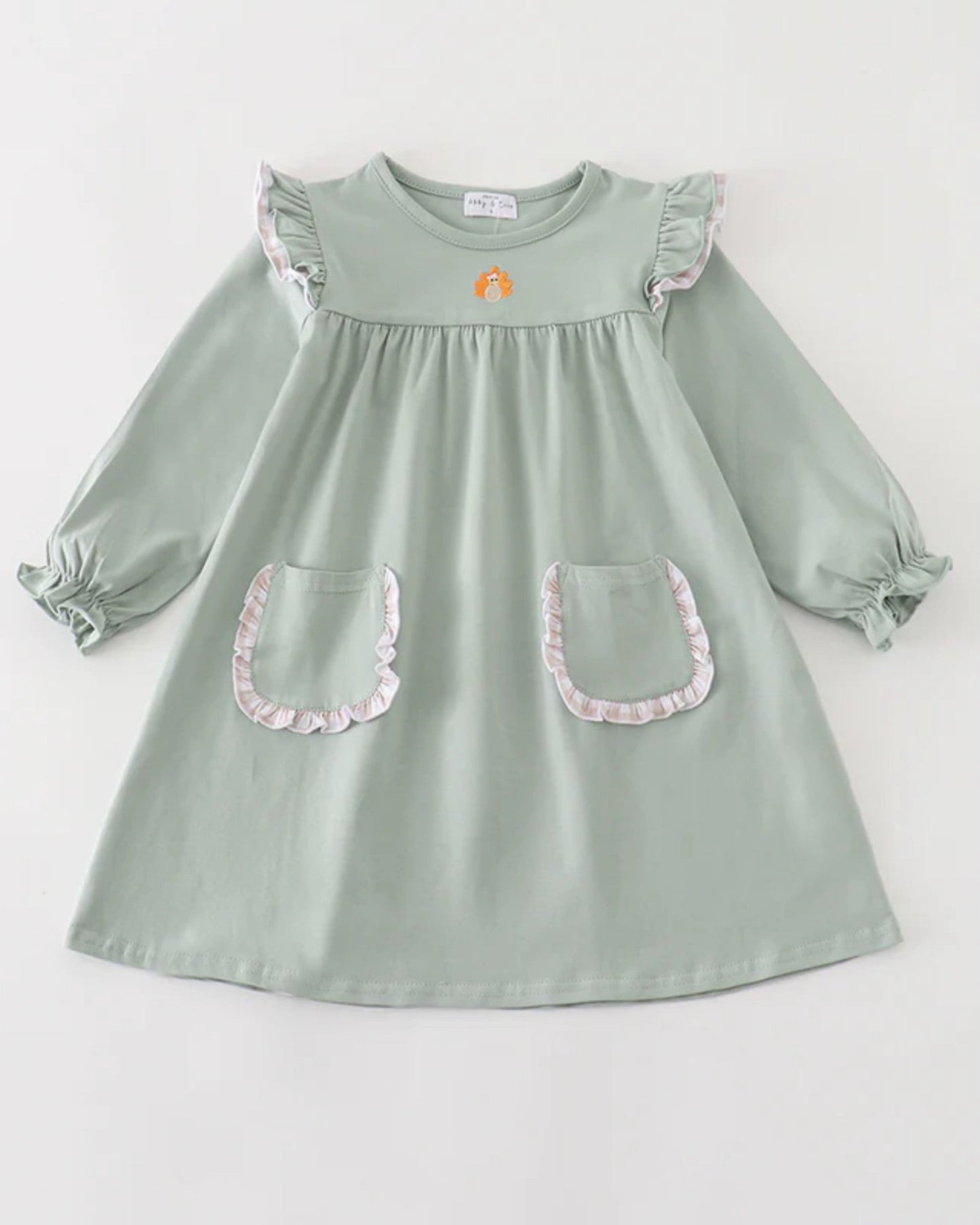 Turkey Emb Pocket Dress