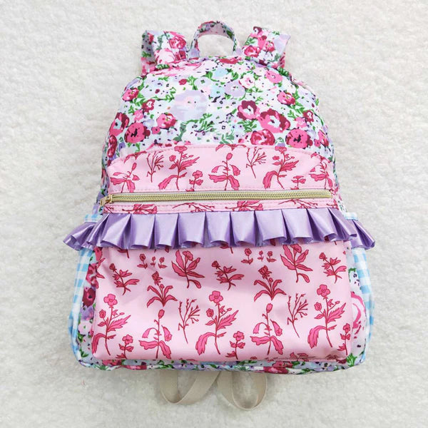 Pink Flower Bookbag