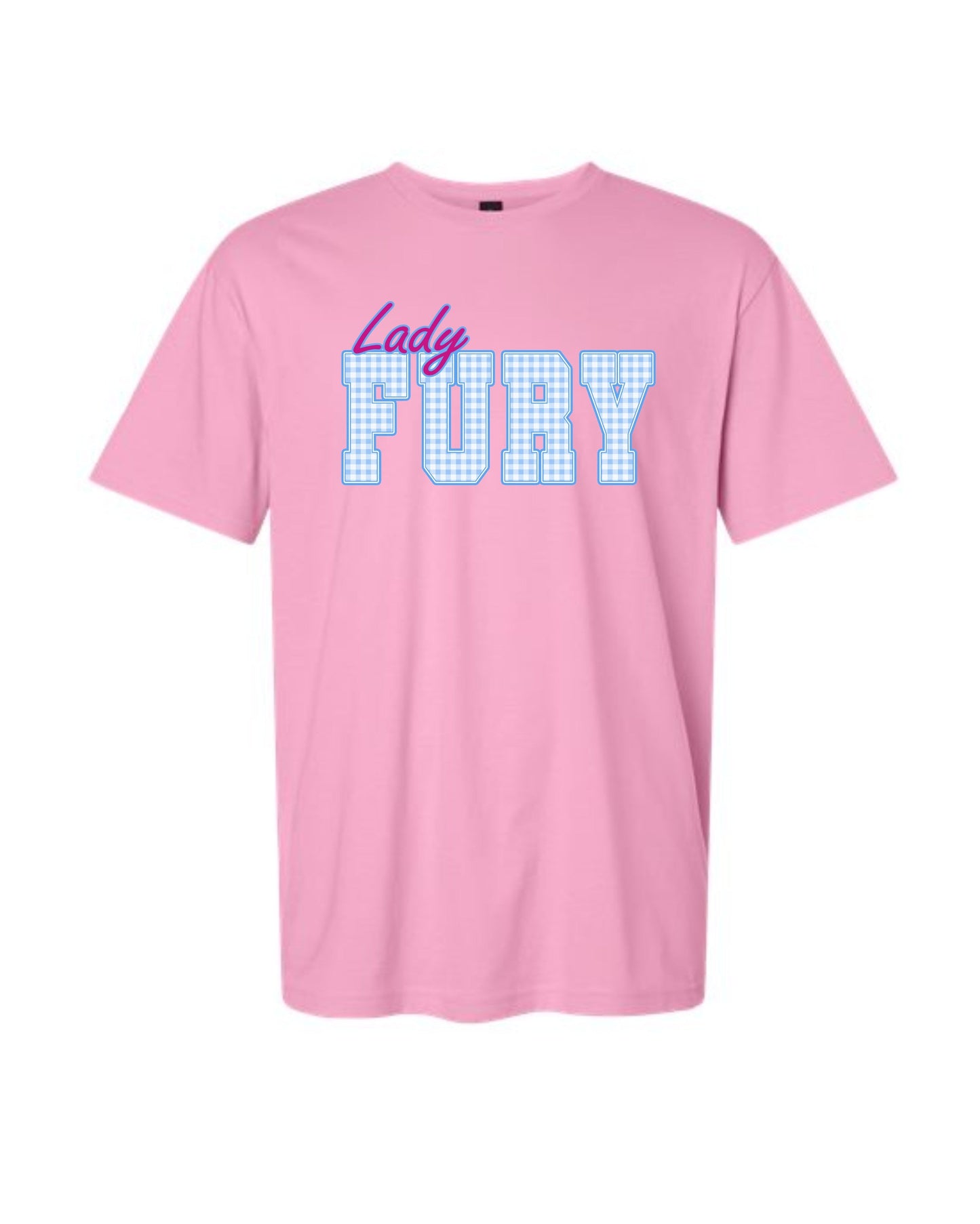 LF Lt. Pink Blue Ging Tee