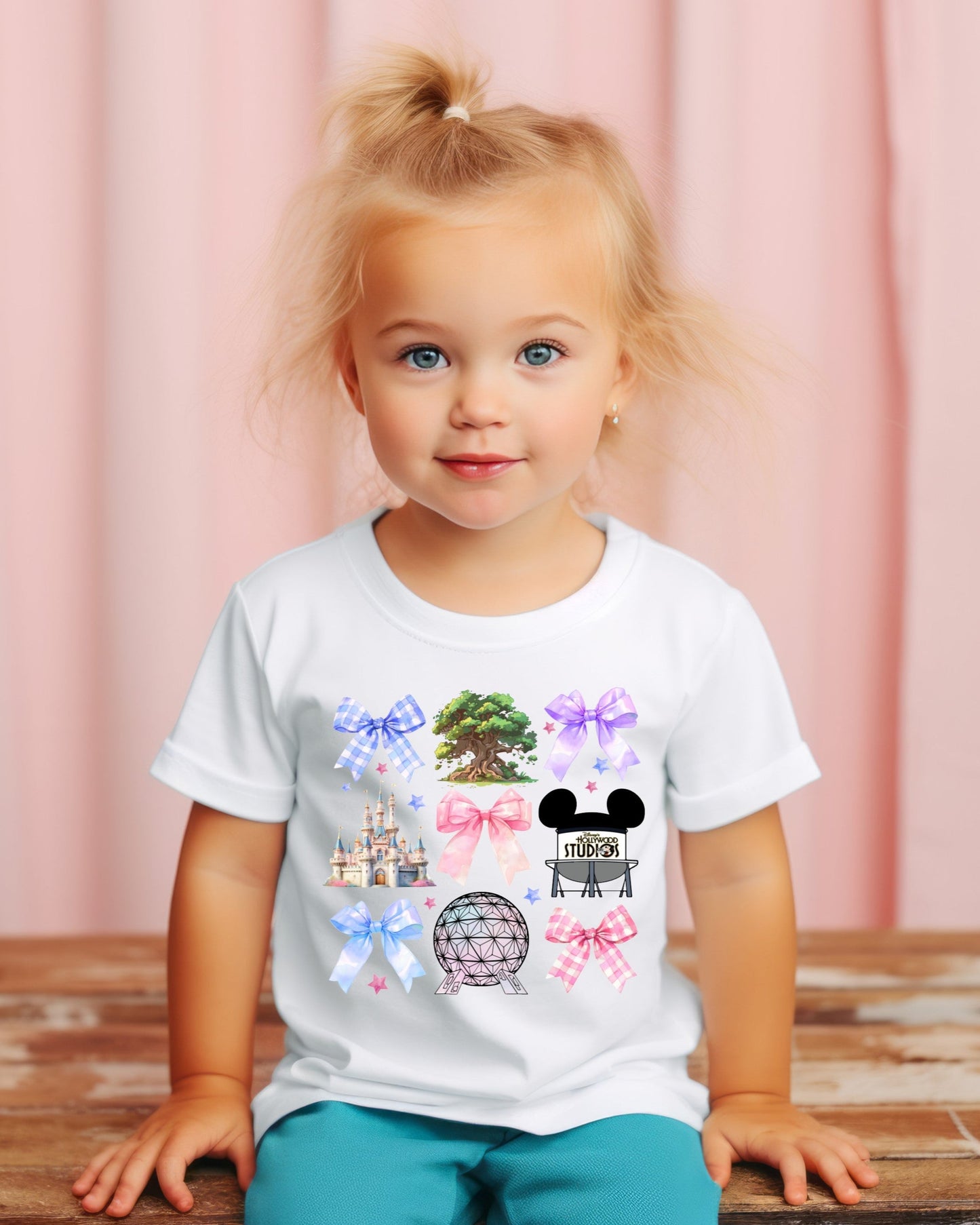 Disney Bows White Toddler Tee