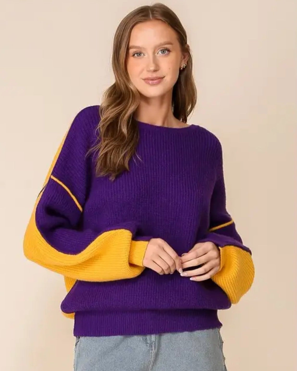 Game Day Oversized Adult Sweater