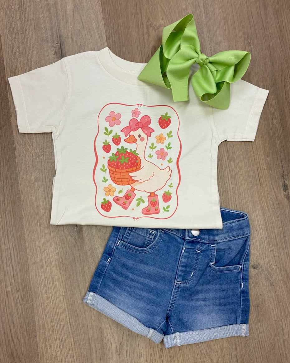 Strawberry Goose Tee