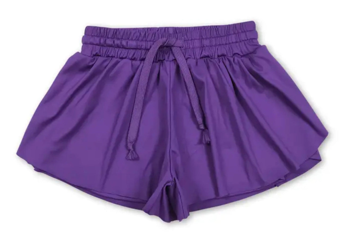 Purple Toddler & Youth Yoga Shorts