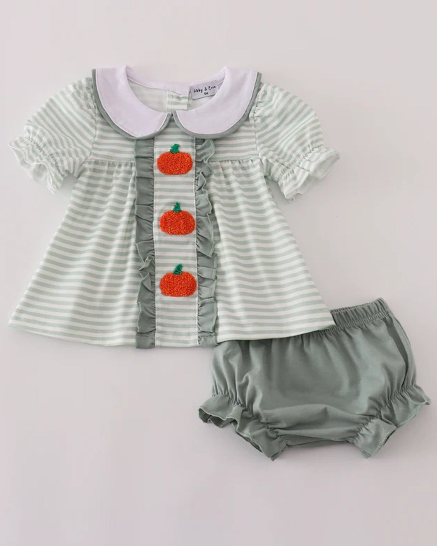 Sage Pumpkin Ruffle Bubble