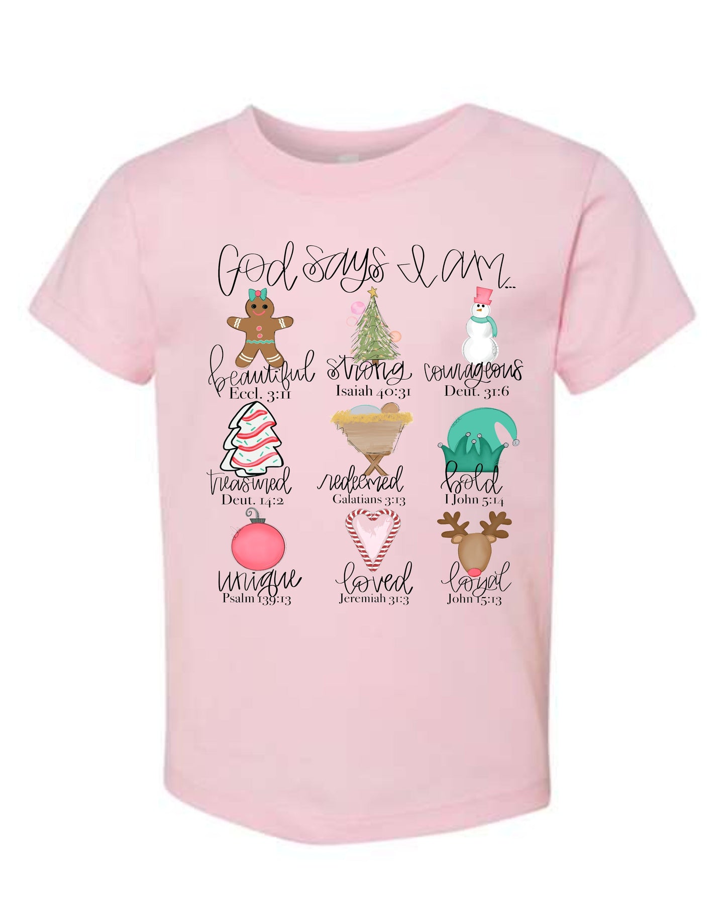 God Says I Am Pink Tee