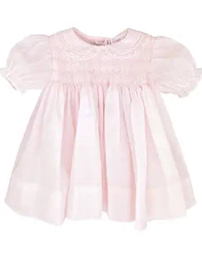 Pink Smocked Dress