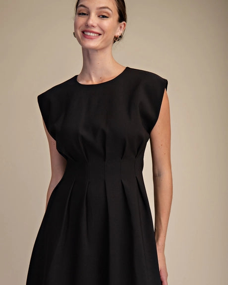 Pleated Waist Dress