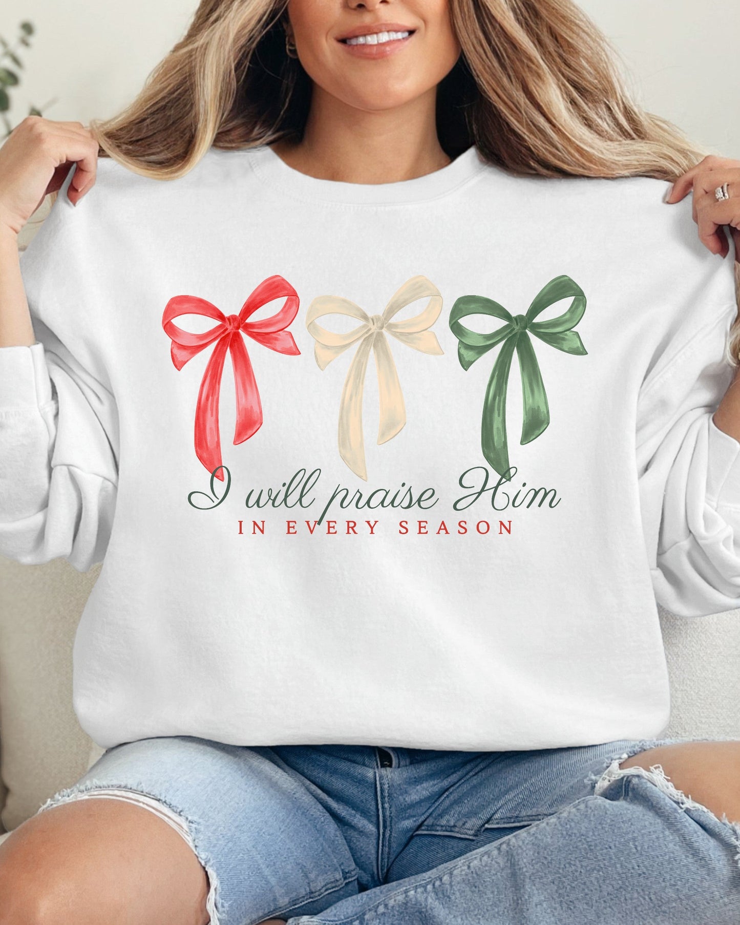 Will Praise in Any Season White SS