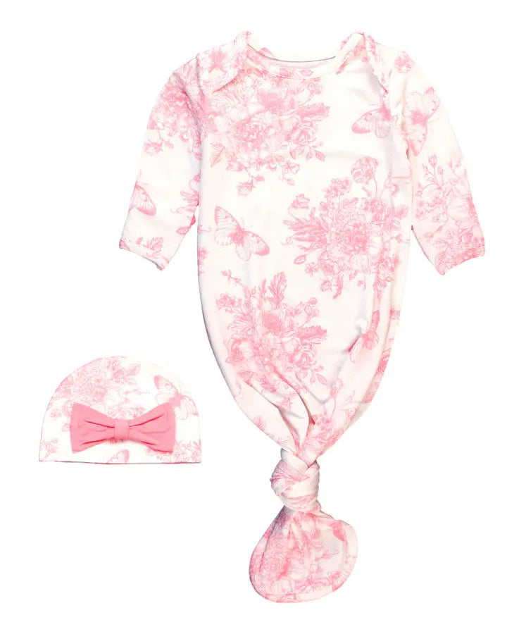 Pink Bamboo Gown