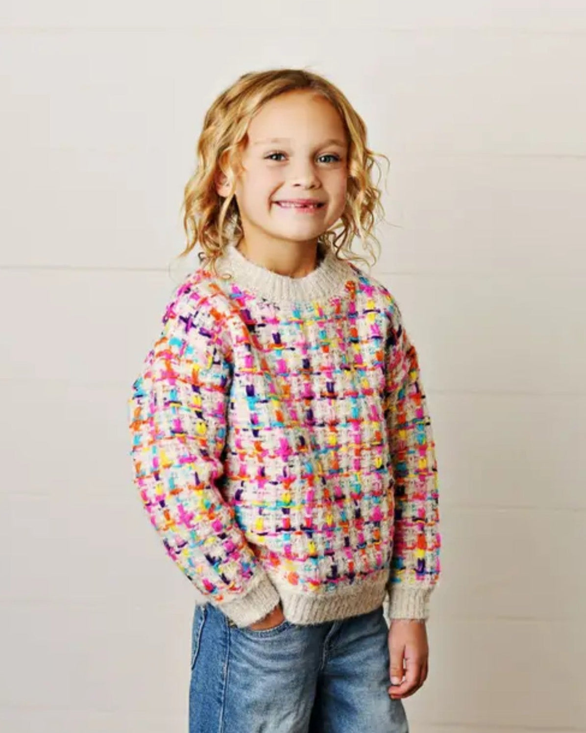 Rainbow Knit Sweater