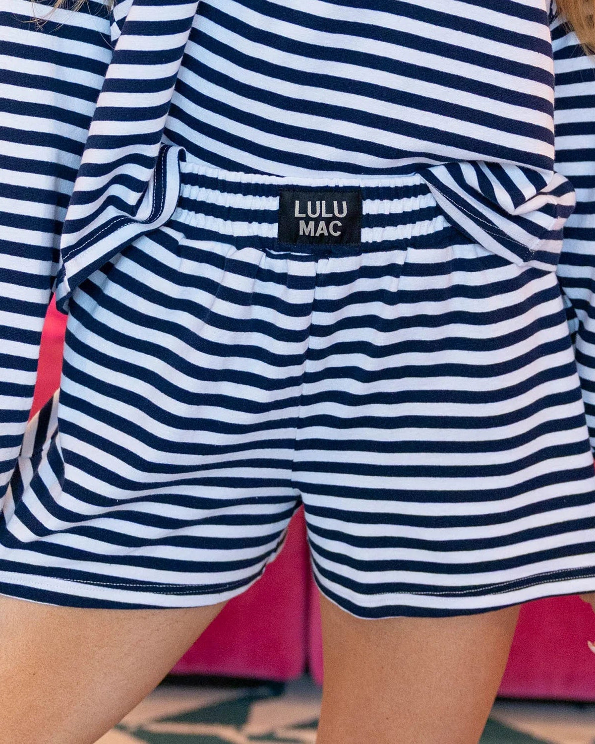 Adult Striped Lulu Mac Short