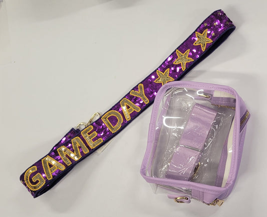 Game Day Yellow Gold Purse Strap
