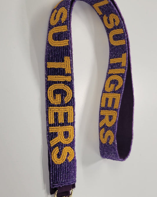 LSU Tigers Purple Purse Strap