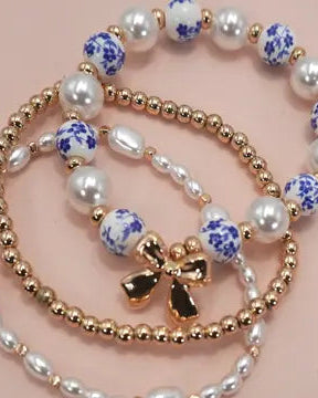 Ceramic Bow Bracelet