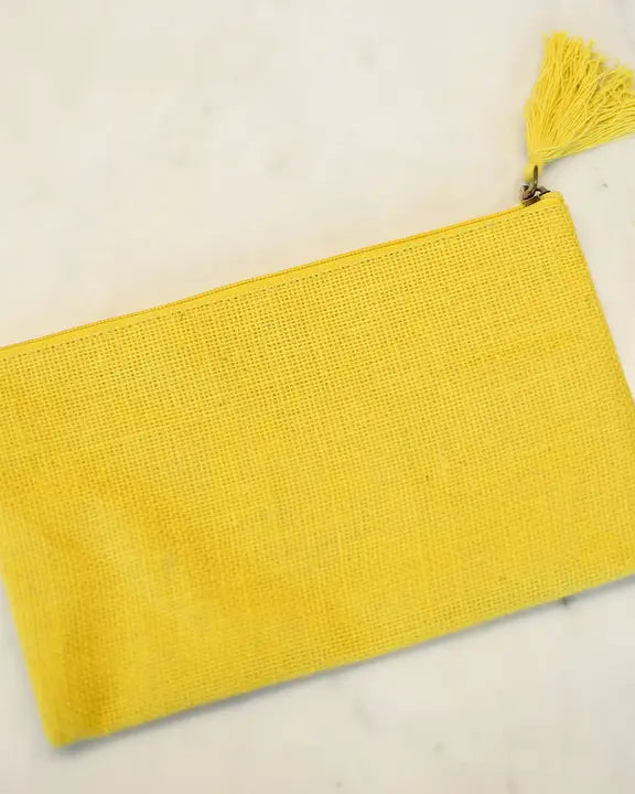 Jute Cosmetic Bag