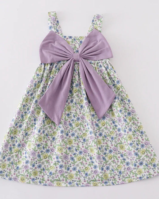 Bow Floral Dress