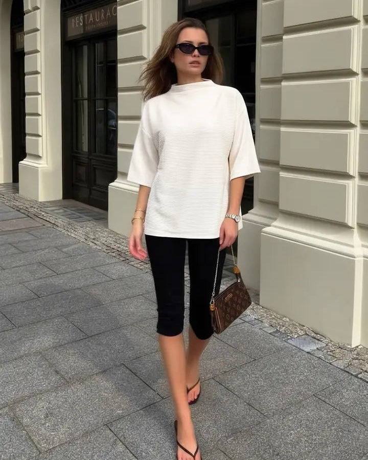 Mock Turtleneck Top