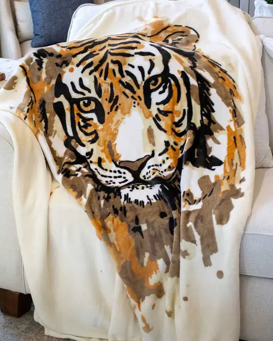 Tiger Love Soft Throw