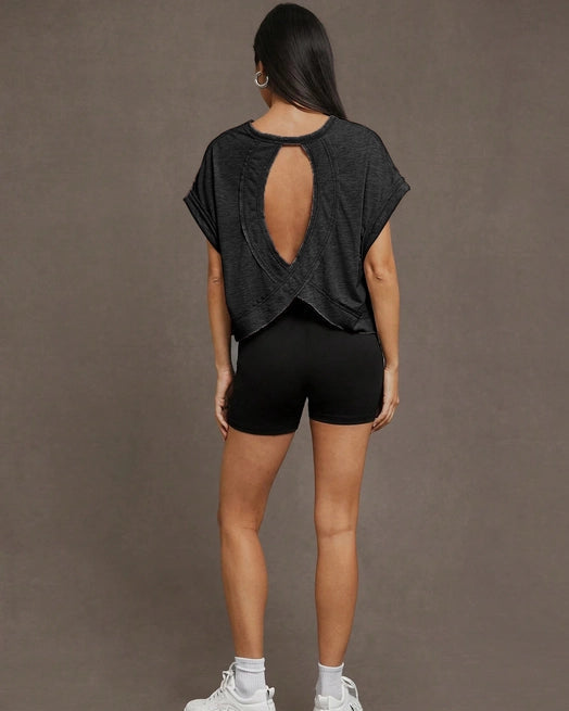 Cut-out Back Tee