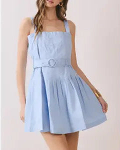 Pleated Botice Dress