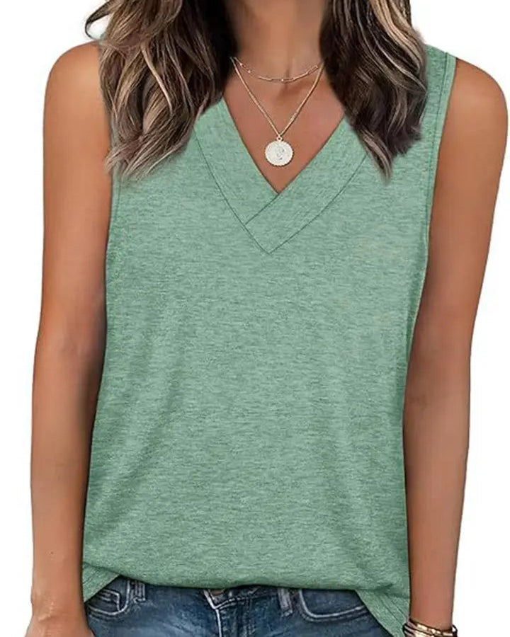 Vneck Muscle Tank