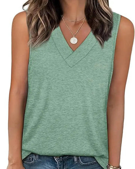 Vneck Muscle Tank