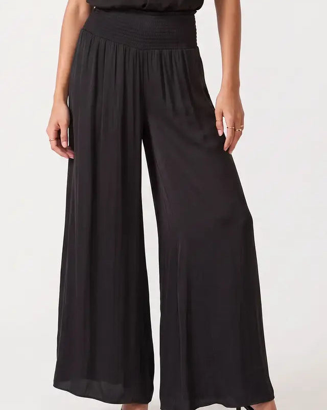 Satin Wide Leg Pant