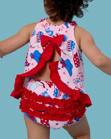 Ruffle Bloomer Set