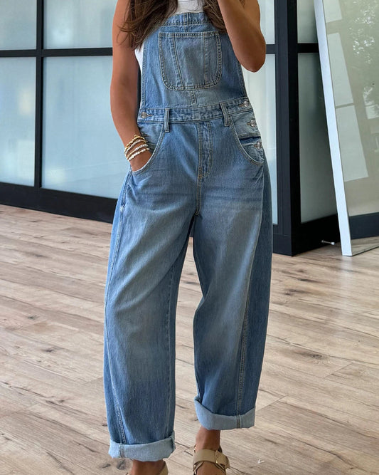 Denim Overalls