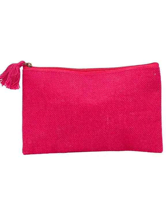 Jute Cosmetic Bag