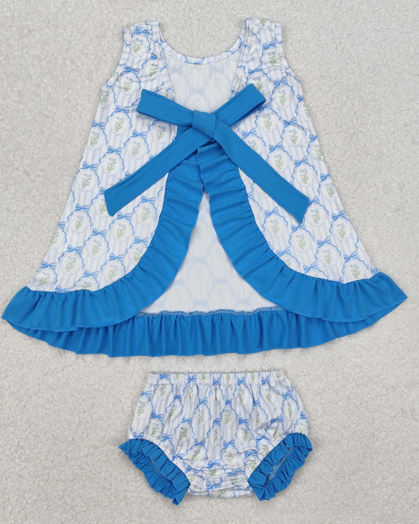 Ruffle Top Bummie Set