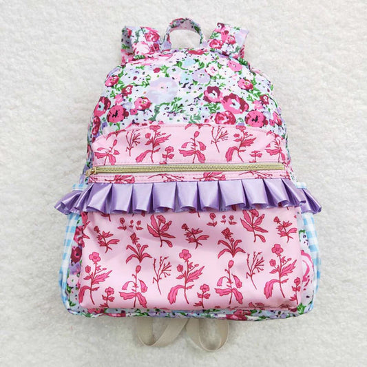 Pink Flower Bookbag