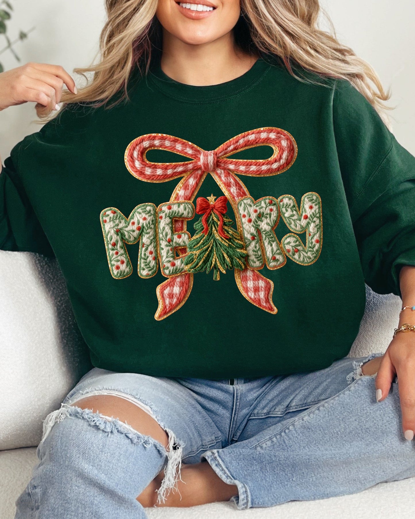 Merry Faux Yarn Green SS