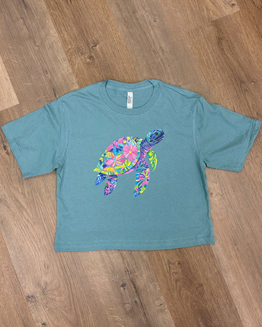 Turtle Crop Tee