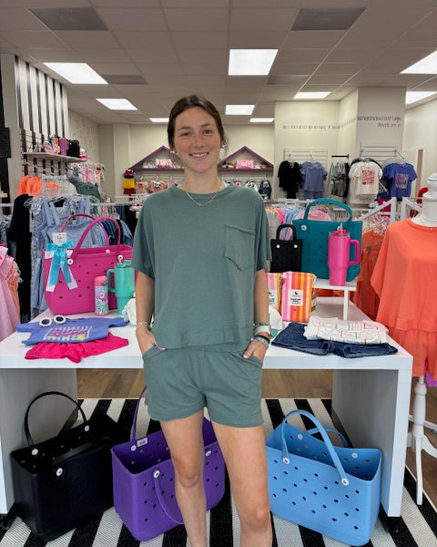 Boxy Top Short Set
