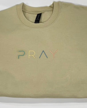 Pray Emb. Sweatshirt