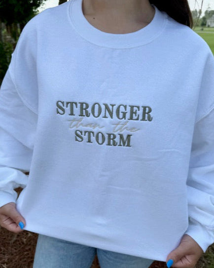 Stronger than the Storm Emb. Adult SS