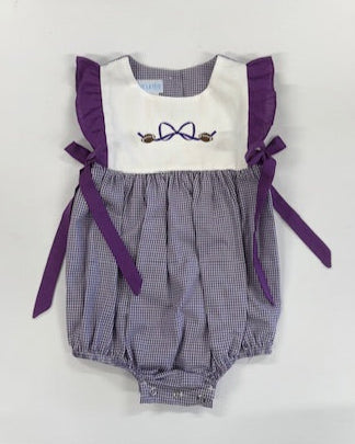 Purple Gingham Bubble