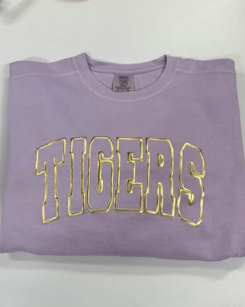 Comfort Colors Tigers Puff Sweatshirt