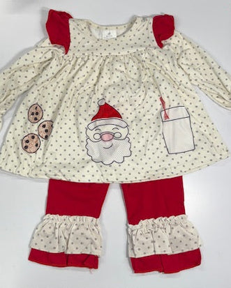 Santa Milk Cookie Set