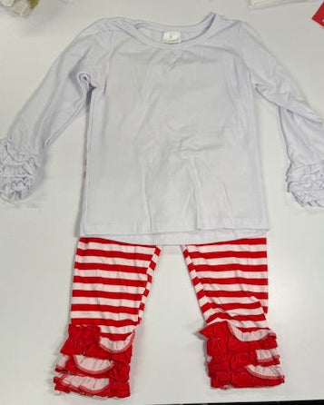 Red/Green Striped Set