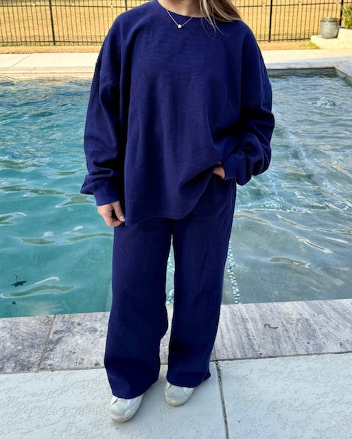 Lulu Mac Waffle Lounge Set