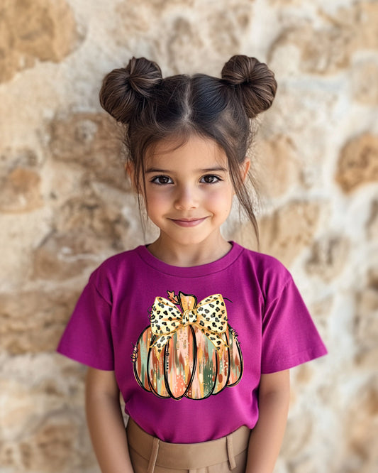 Pumpkin Bow Tee