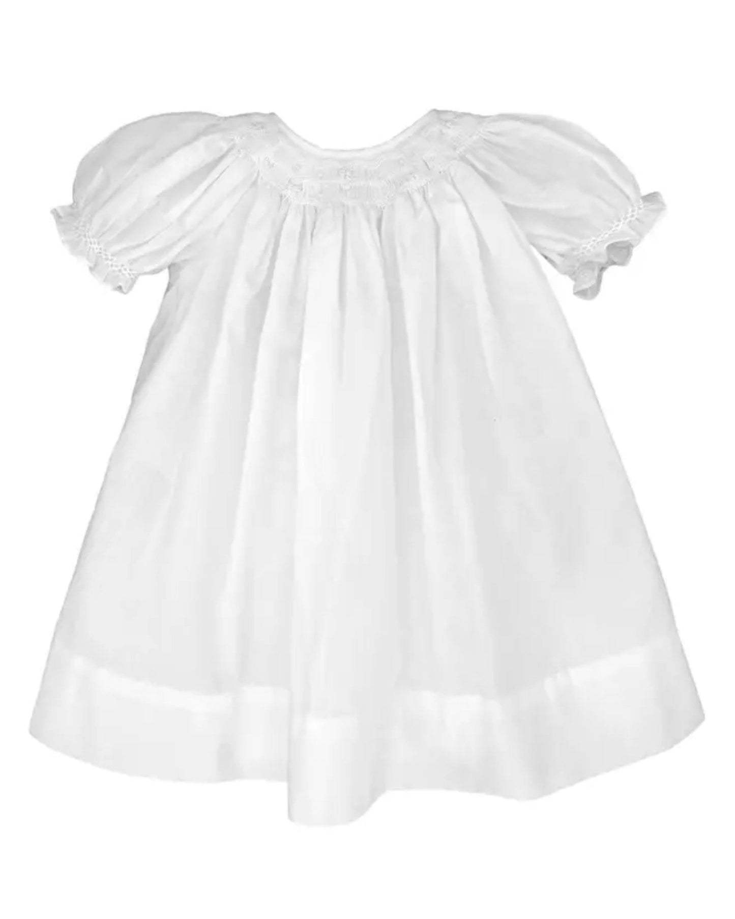 White Smocked Dress