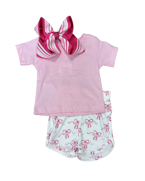 Pink Ballerina Short Set